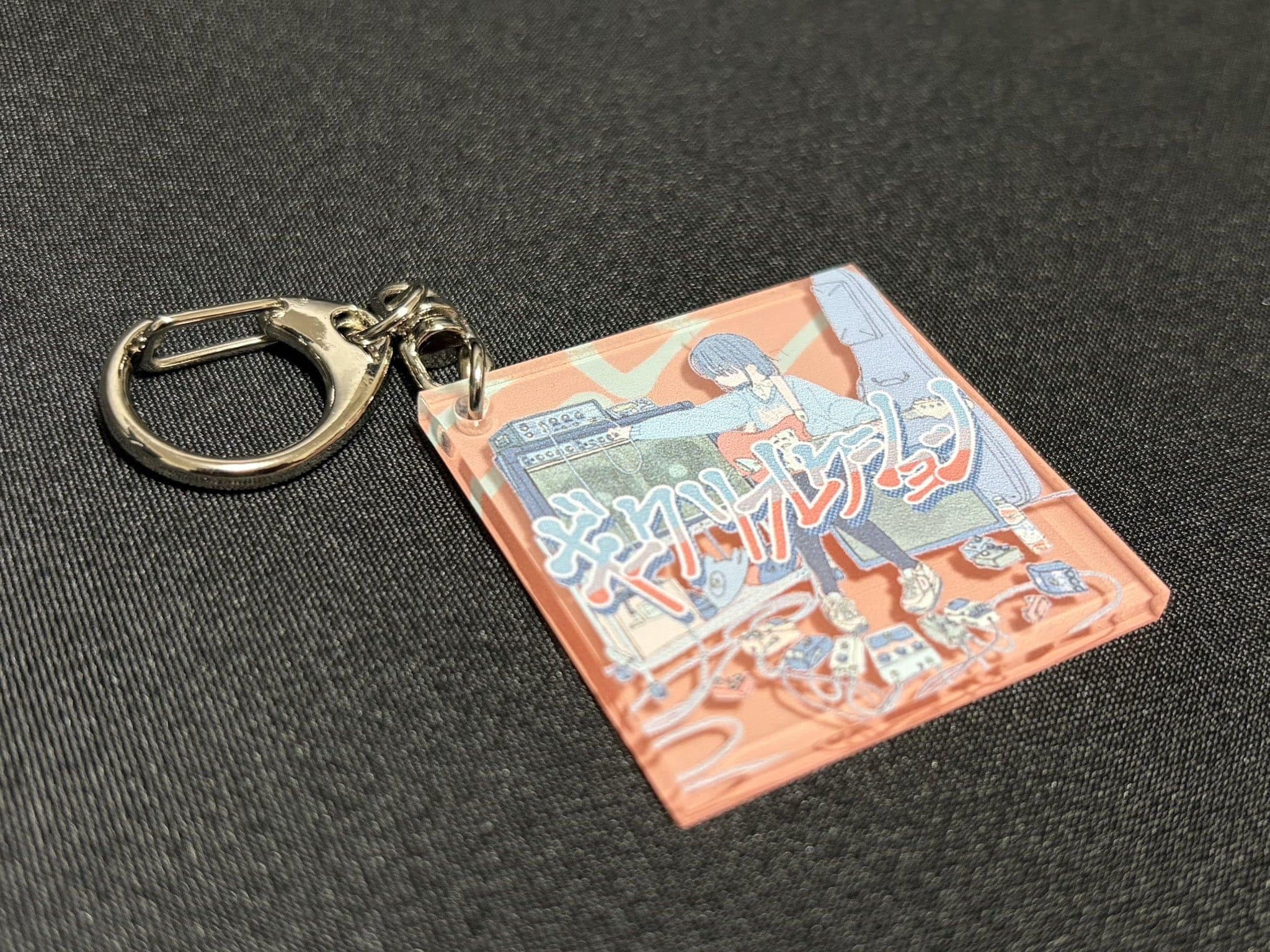 オリジナルアクリルキーホルダー 実物